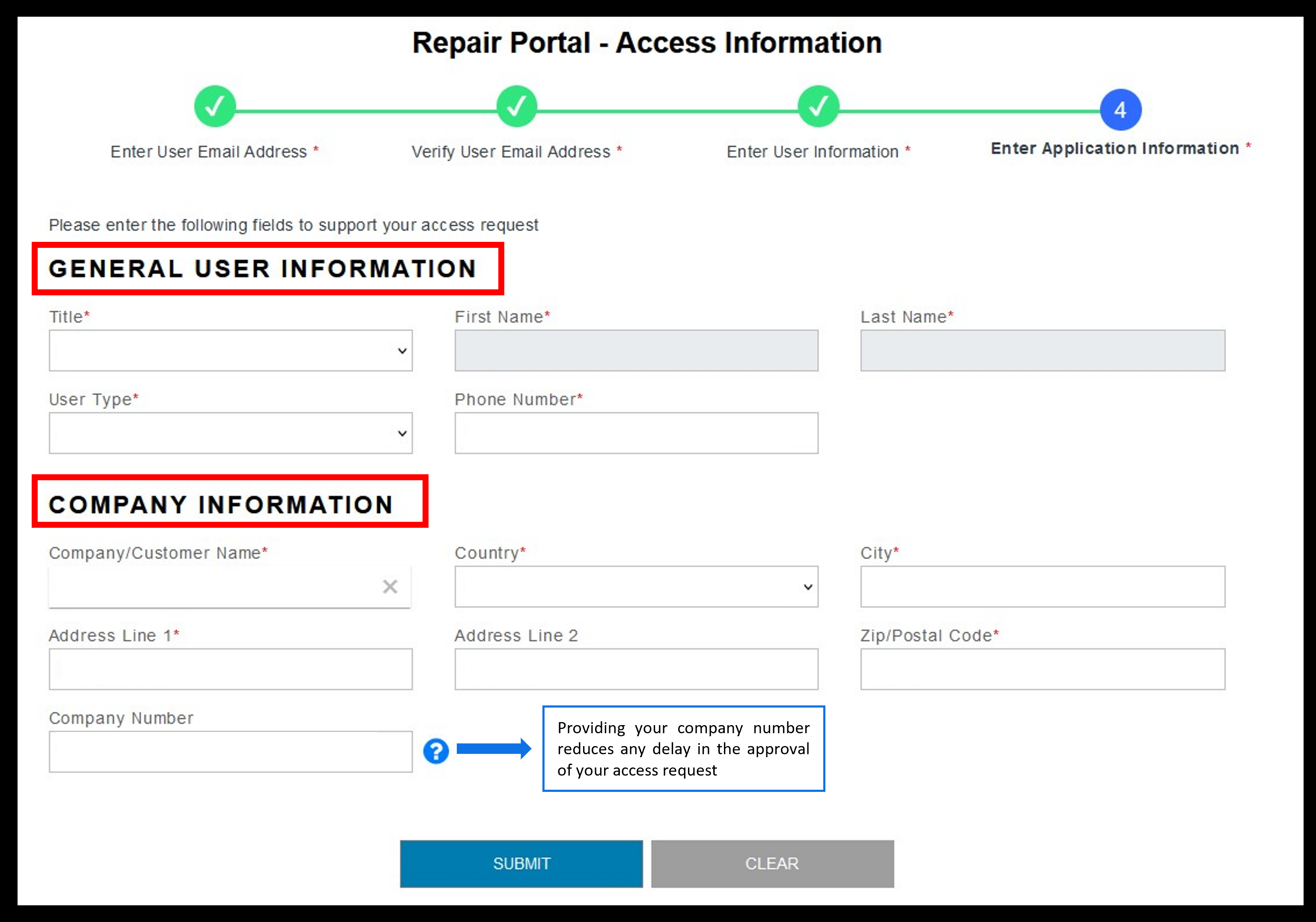 Captura de tela de registro para clientes 7