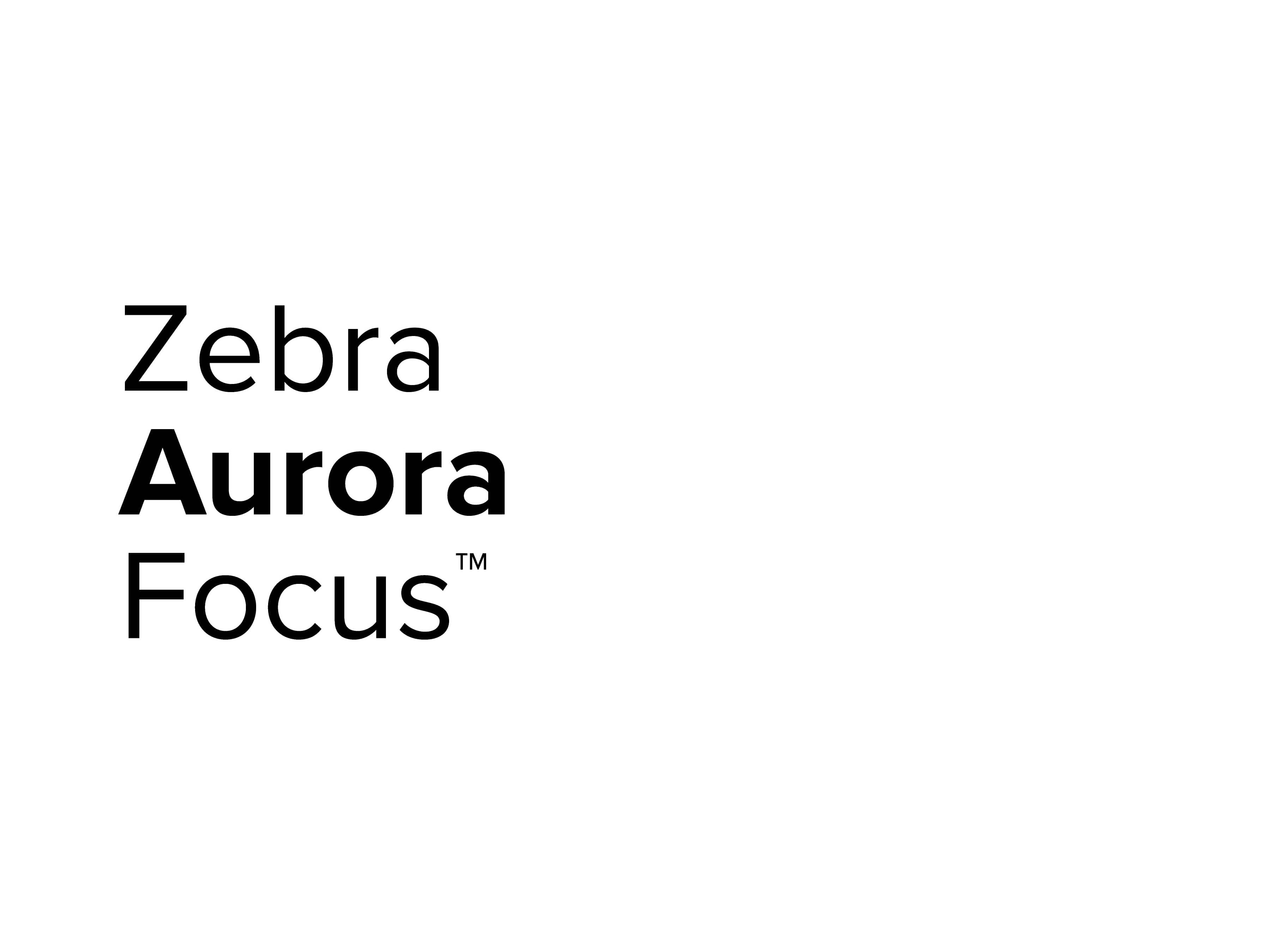 Zebra Aurora Focus 徽标