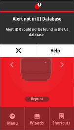 Alert not in UI Database