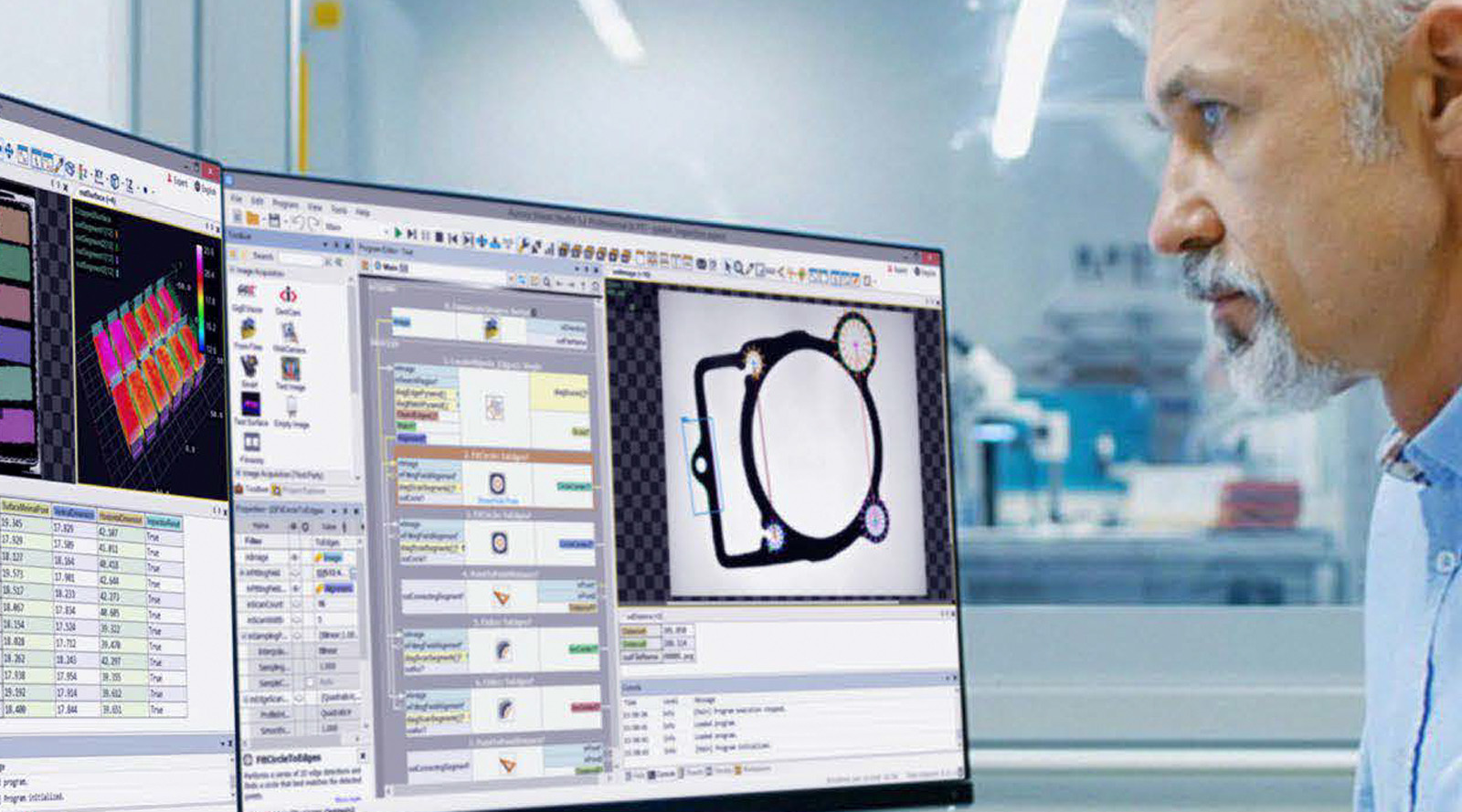 Aurora Vision for OEM by Zebra is a machine vision software designed to set up visual-based sensing for comprehensive image analysis in quality inspection and an array of machine vision applications.
