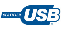 Ikony kompatybilności skanera towarzyszącego serii CS60 – certyfikat USB