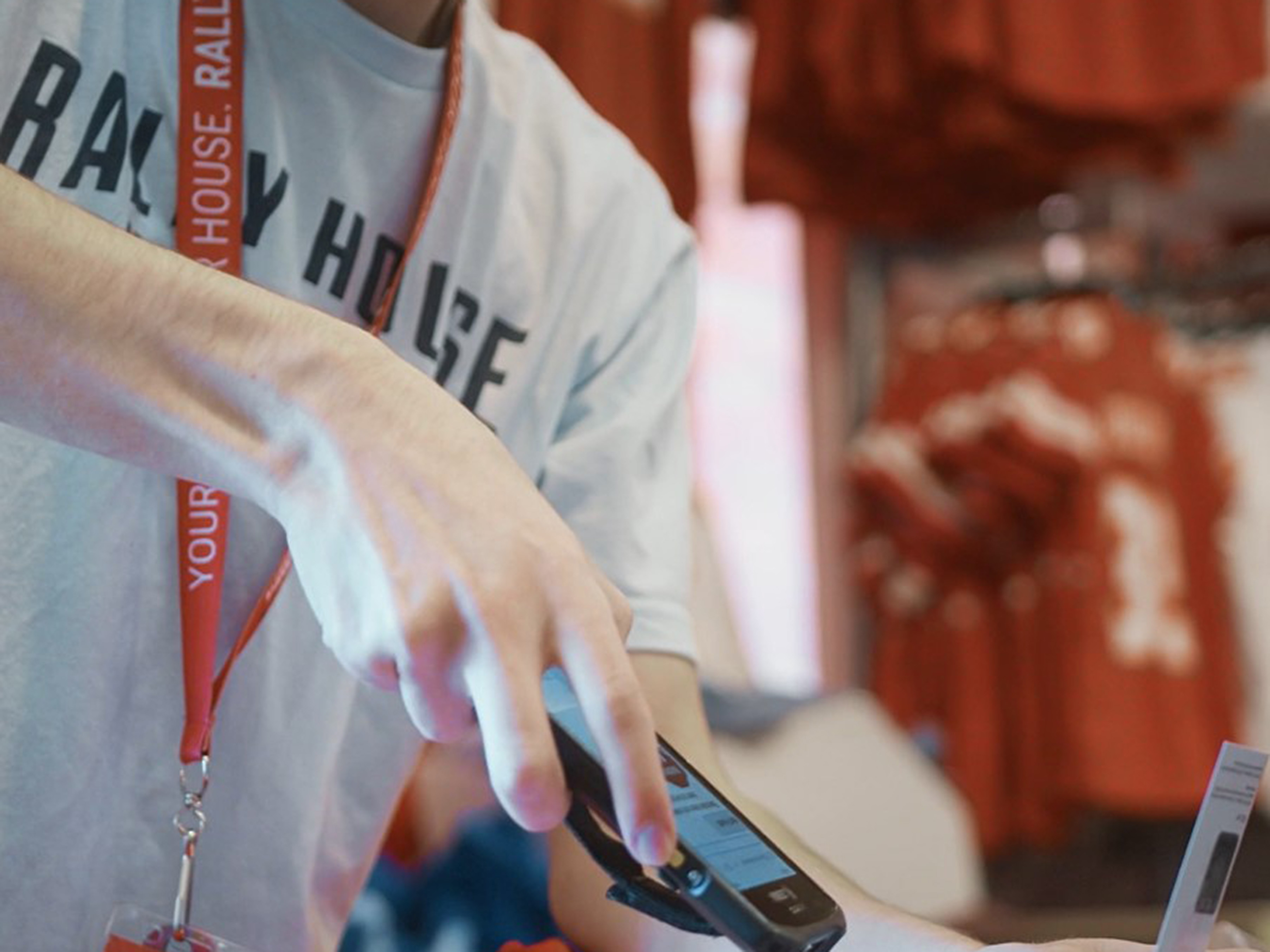 Rally House Success Story Photo, 4x3, 3600 Rally House crew with Zebra's Mobile Computer