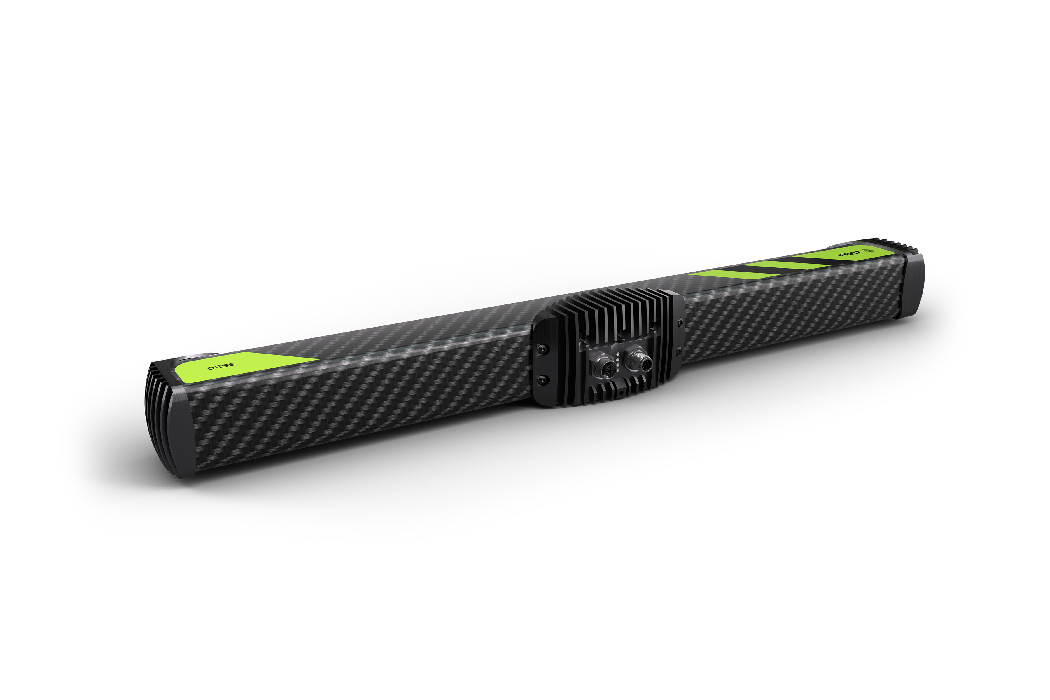 Front Facing Zebra 3s80 3D Sensor in Black and Green Front Facing Zebra 3s80 3D Sensor in Black and Green