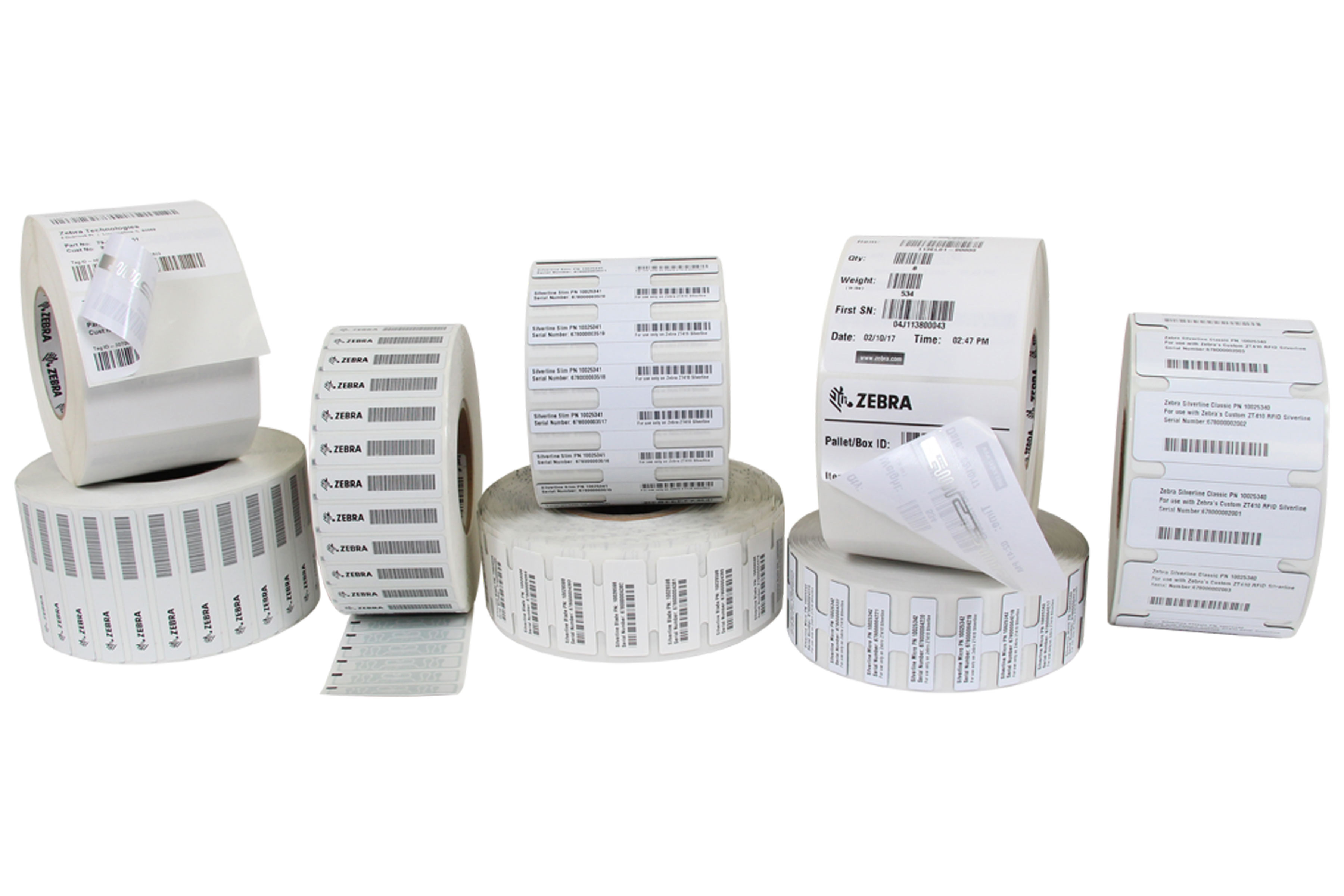 Group of RFID label tags. Group of RFID label tags.