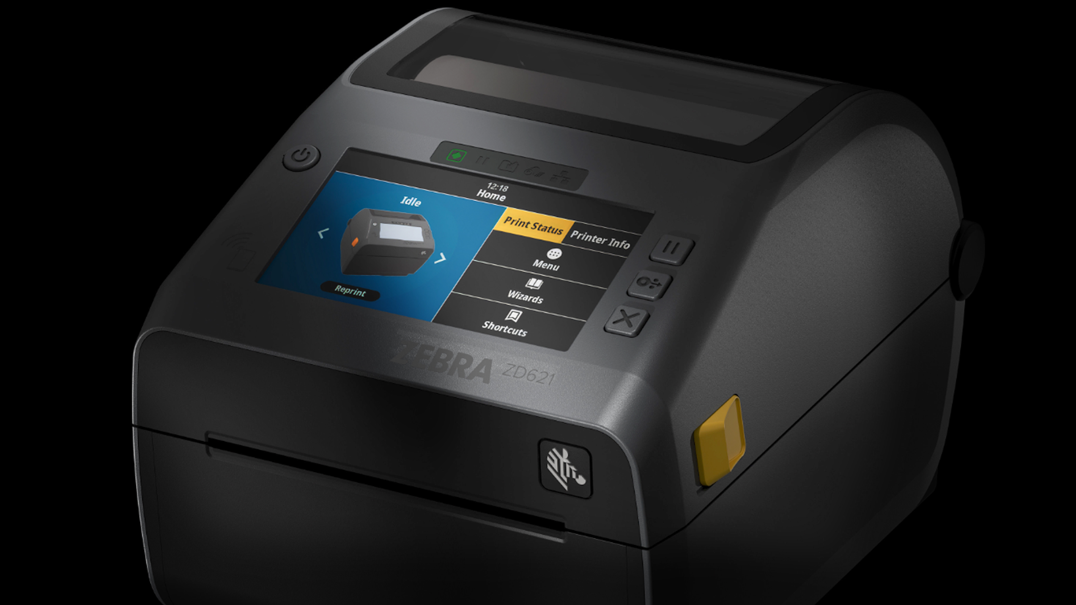 Front left beauty render of the ZD621d Printer Front left beauty render of the ZD621d Printer