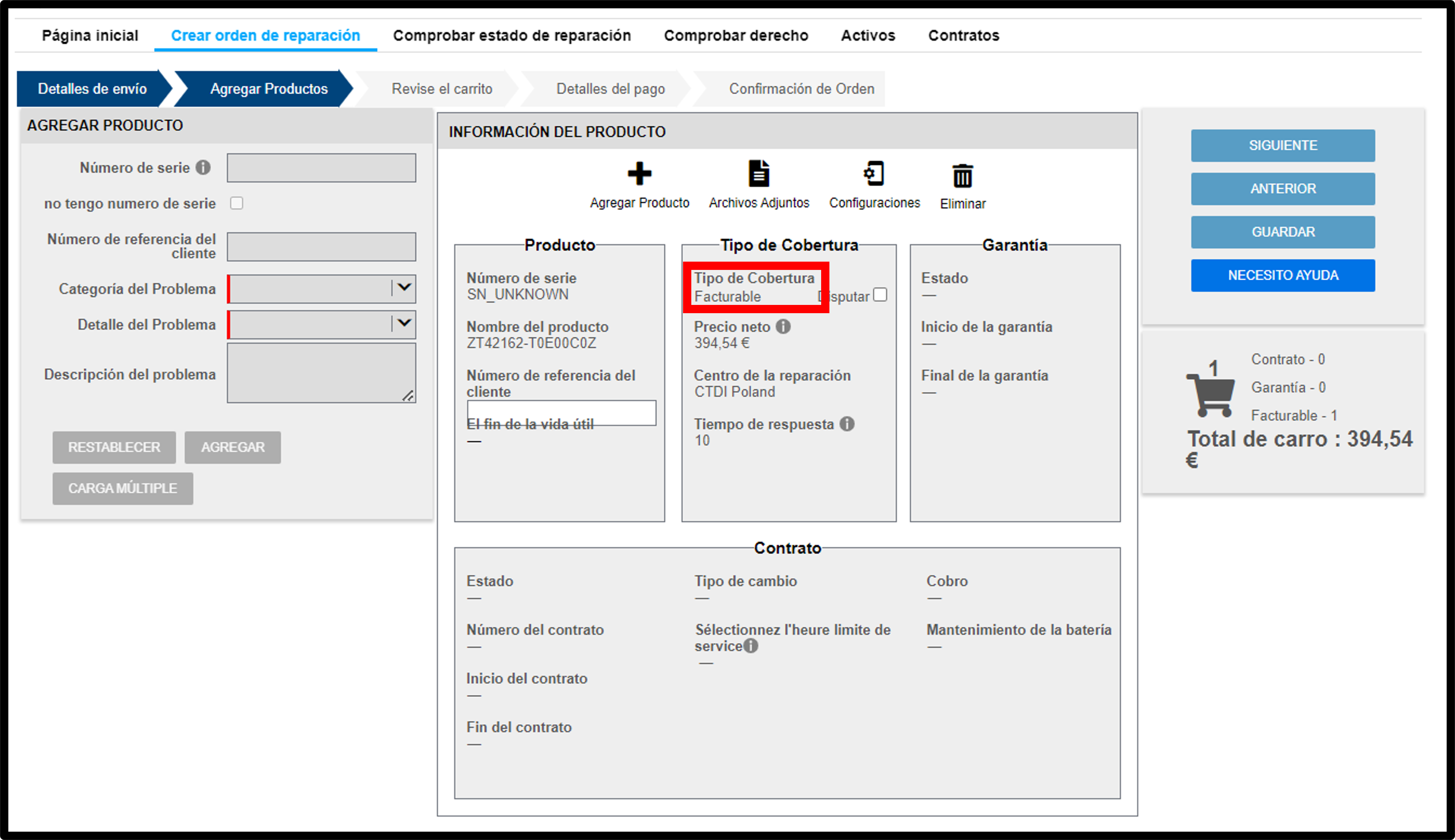 Disputar derechos del dispositivo, captura de pantalla 2