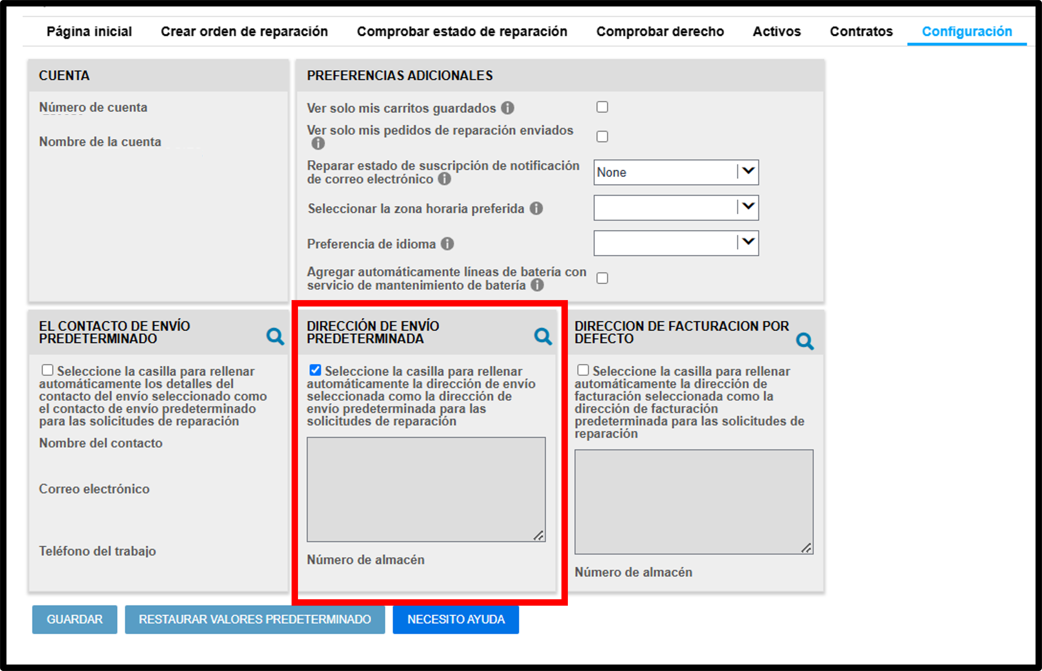 Guías de reparación de configuración del usuario, captura de pantalla 10