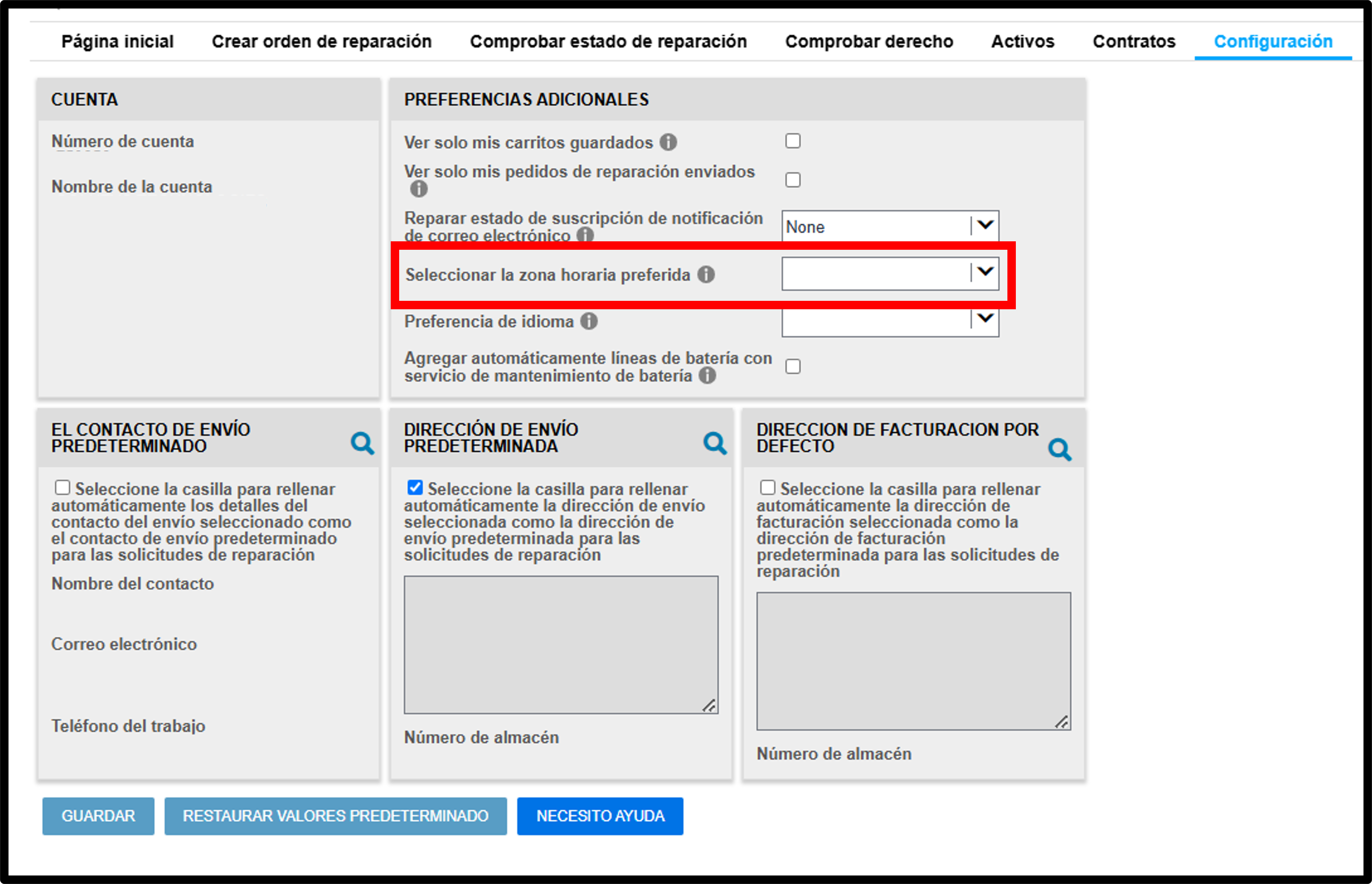 Guías de reparación de configuración del usuario, captura de pantalla 7